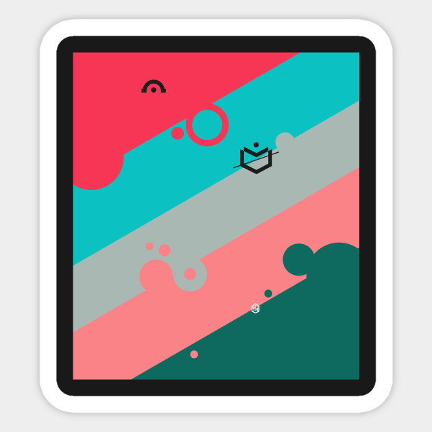 Typohole stripes. Flamingo